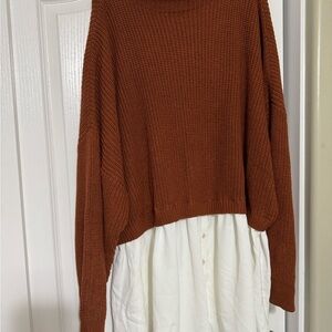 Eloquii sweater blouse combo
